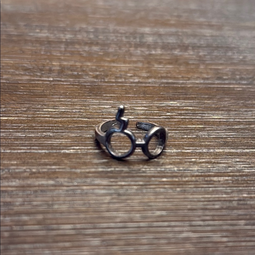 Silver adjustable Harry Potter ring